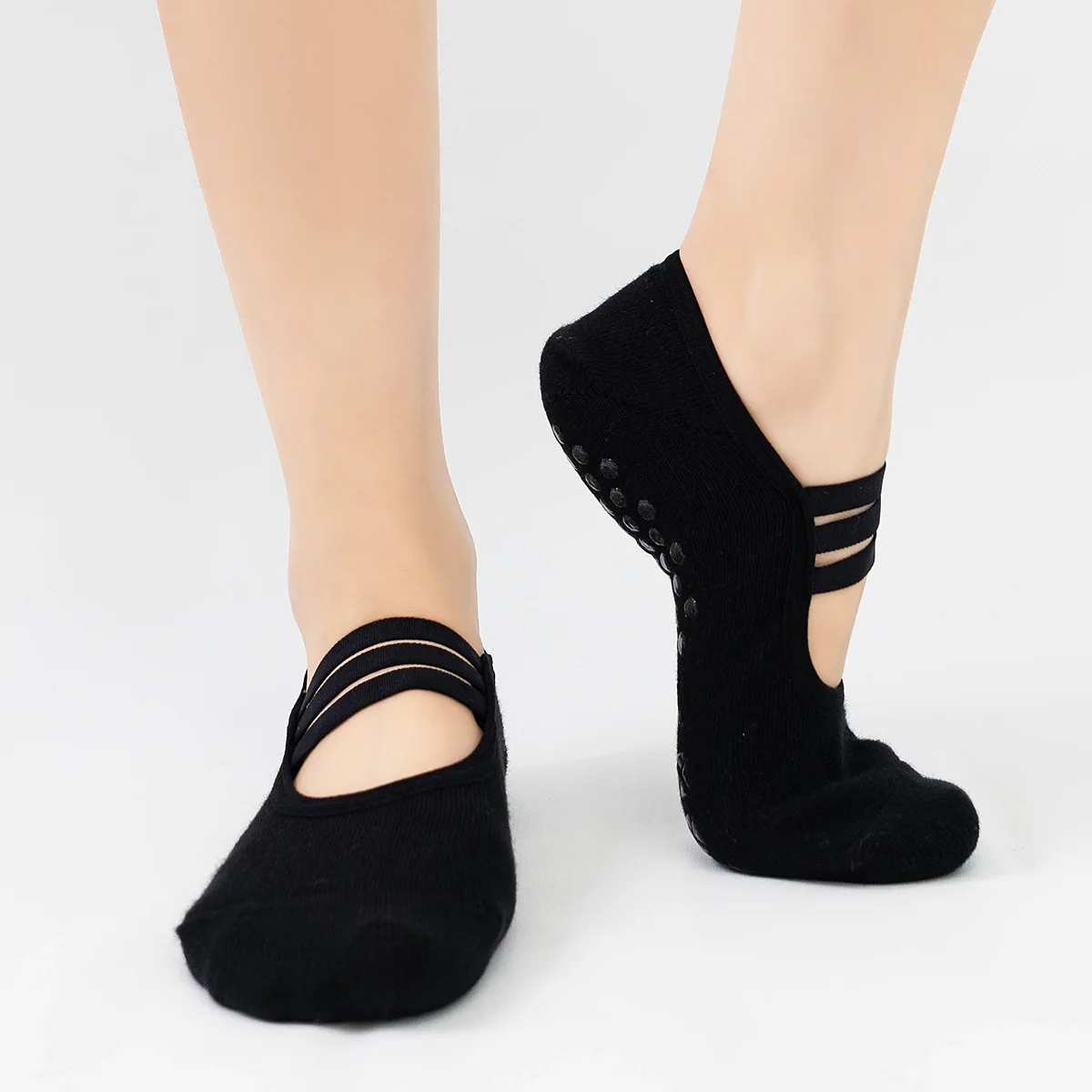 女性用滑り止めシリコンヨガソックス,プロフロア,ピラティス, - Medias Para Pilates Y Yoga のレビューと価格